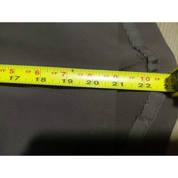 Style & Co Brown 16 Zip Up Culottes Wide Leg Cropped Capri Minamalist Staple - Picture 3 of 8